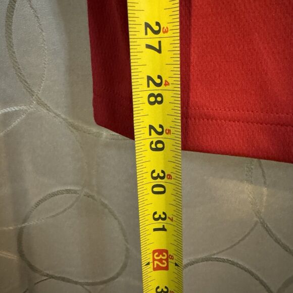 Roundtree & Yorke Men's Medium Red Performance Polo Shirt UPF 50 Golf NWT - Picture 6 of 7